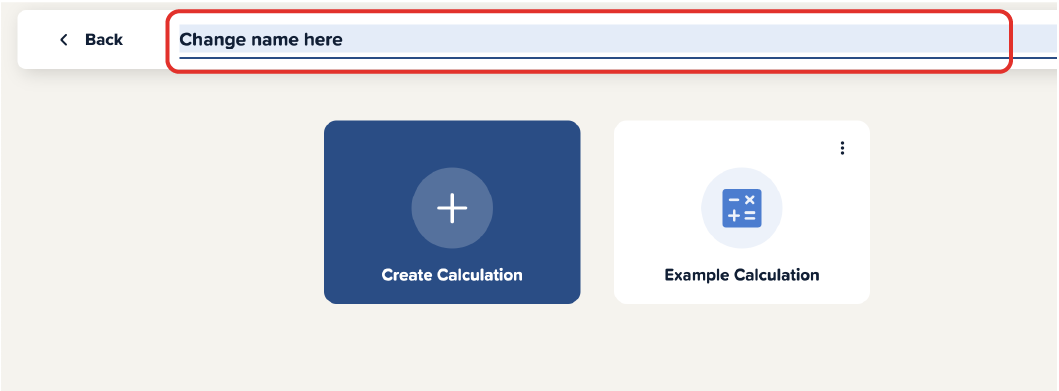 Screenshot of the Cinema Calc app with a red box around creating new projects