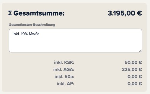 Screenshot der LNK Übersicht